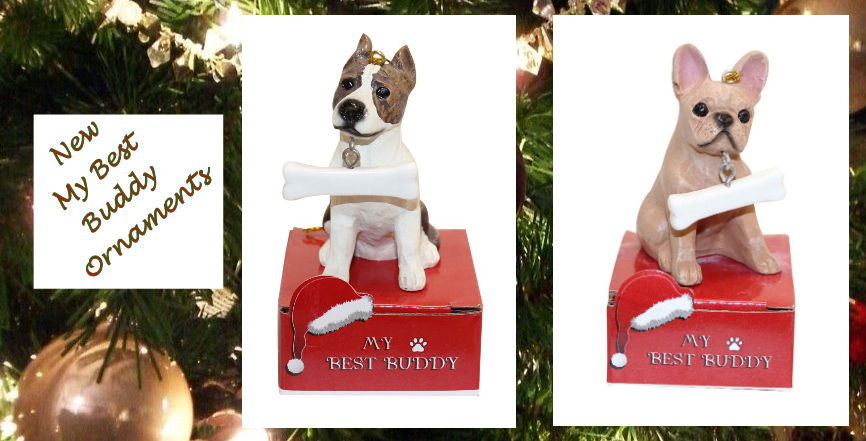 Best Buddy Dog Christmas Ornaments